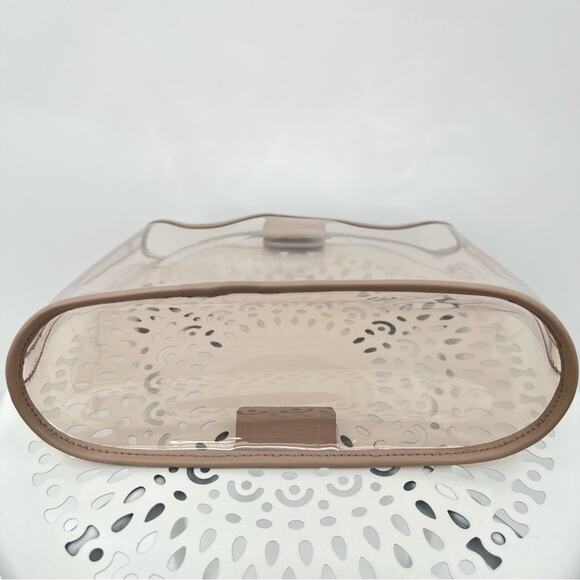 Salvatore Ferragamo woven plaid fabric leather grosgrain ribbon tote handbag - Picture 14 of 16